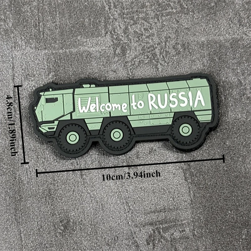 Parche de PVC 3D para camión táctico, insignia de moral militar, parches con gancho, ropa, mochila, pegatinas, brazalete - imagen 4