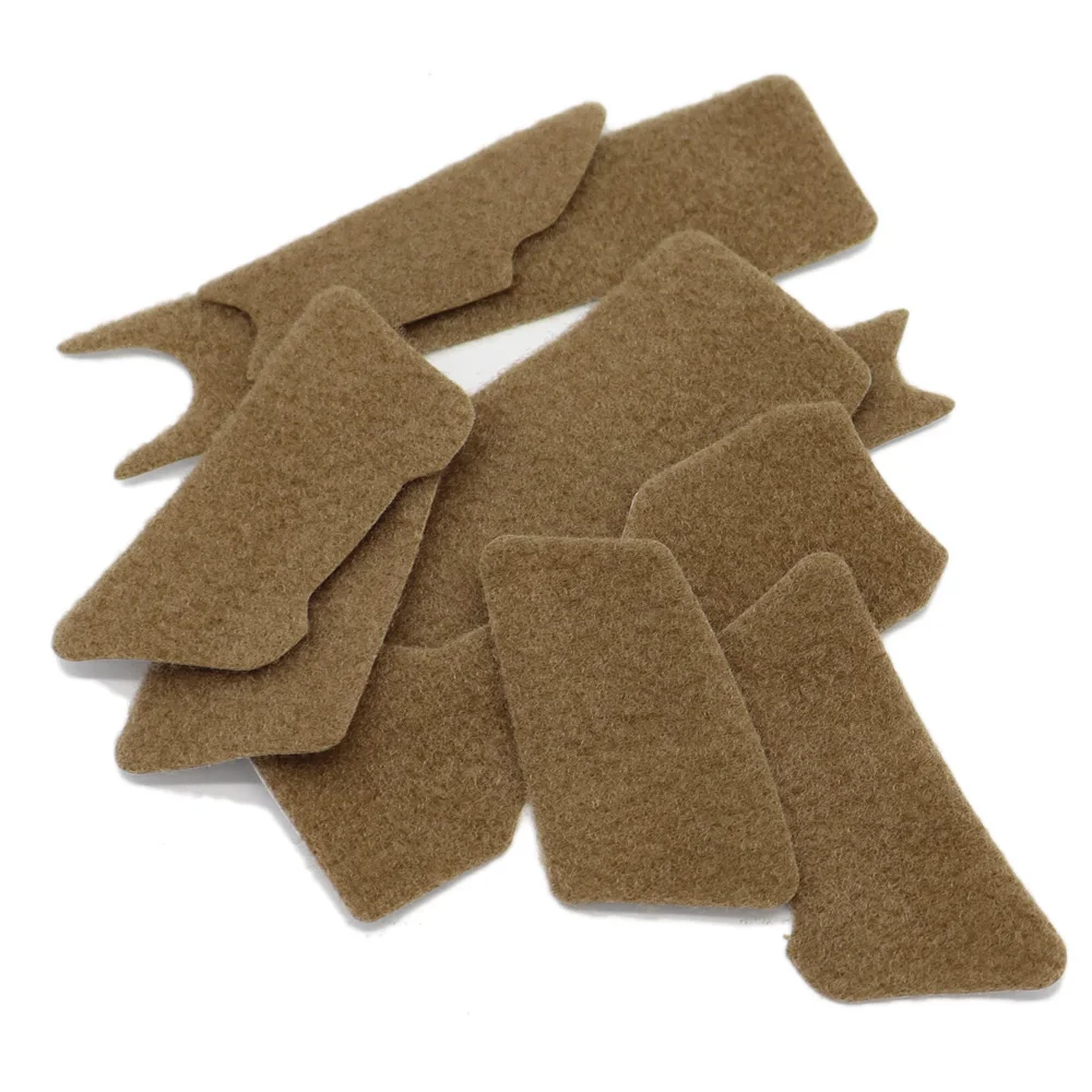 VULPO-pegatina táctica MK para casco, parches mágicos para casco, gancho de sujeción de bucle, accesorios adhesivos para casco, 9 unidades por juego - imagen 3