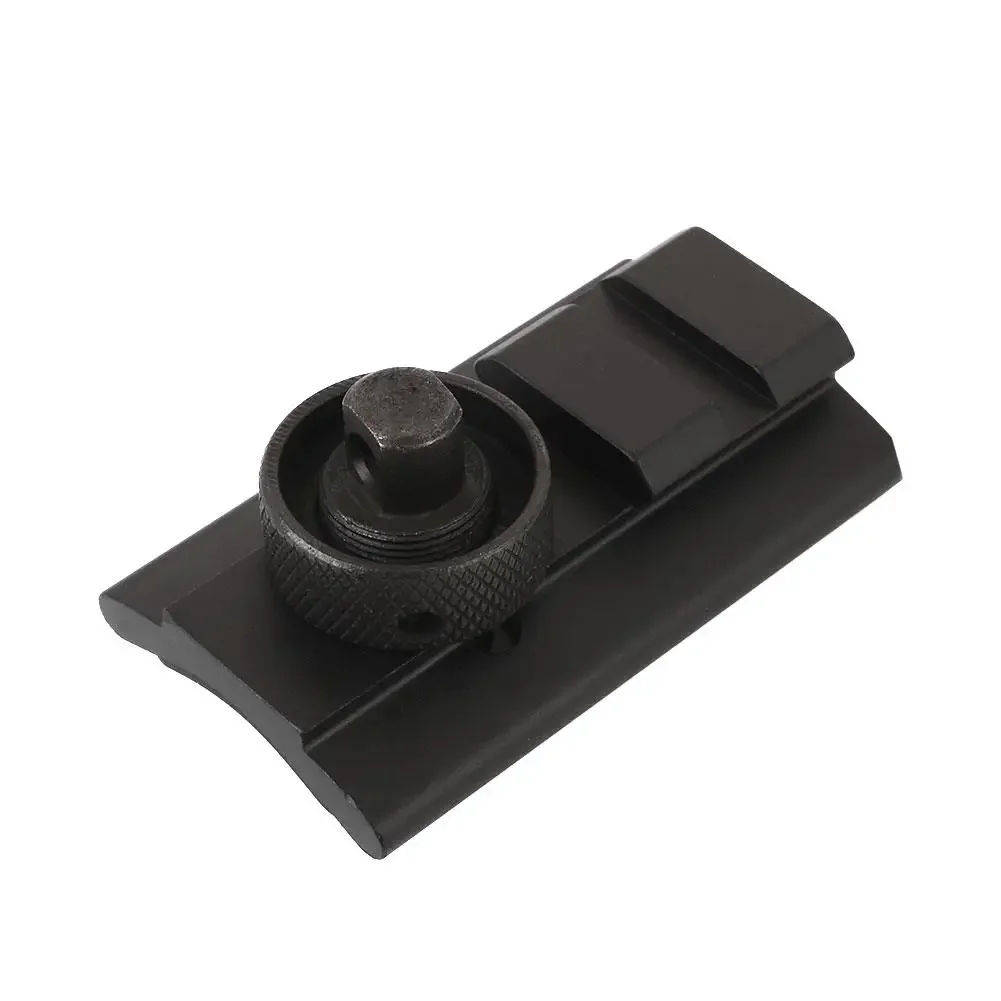 Rifle táctico Airsoft caza rifle bipod Picatinny Rail adaptador de montaje de bípode adaptador de bípode de 20mm - imagen 2