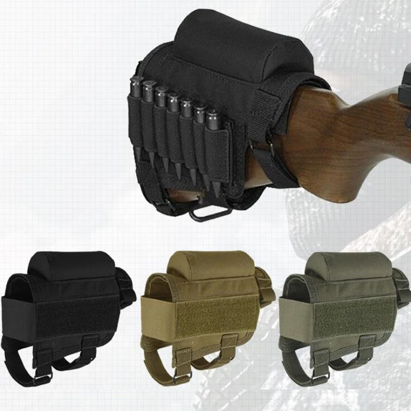 Reposacabezas táctico para rifle con bolsa de munición ajustable - imagen 2
