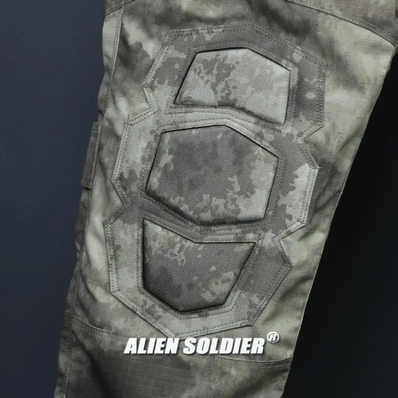 Pantalones tácticos para montar en motocicleta, ropa para exteriores, Camuflaje, concha de tortuga, protector de rodilla, A-TAC, fuerzas especiales - imagen 4