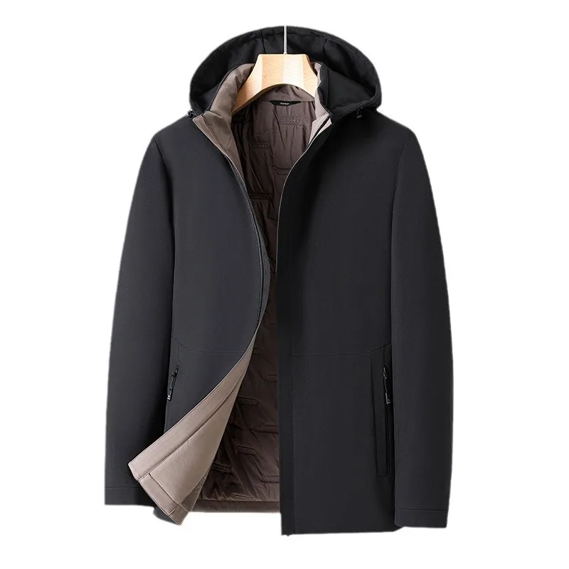 Chaqueta antipuñaladas compuesta de polímero oculto para hombre, ropa táctica antipuñaladas de seguridad para el calor del invierno, anticorte, policía del Fbi - imagen 5