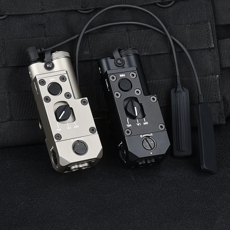 WADSN Metal CQBL-1 punto rojo verde azul IR indicador caza arma luz Airsoft CQBL vista Scout lámpara puntero láser Fit20MM Rail - imagen 5