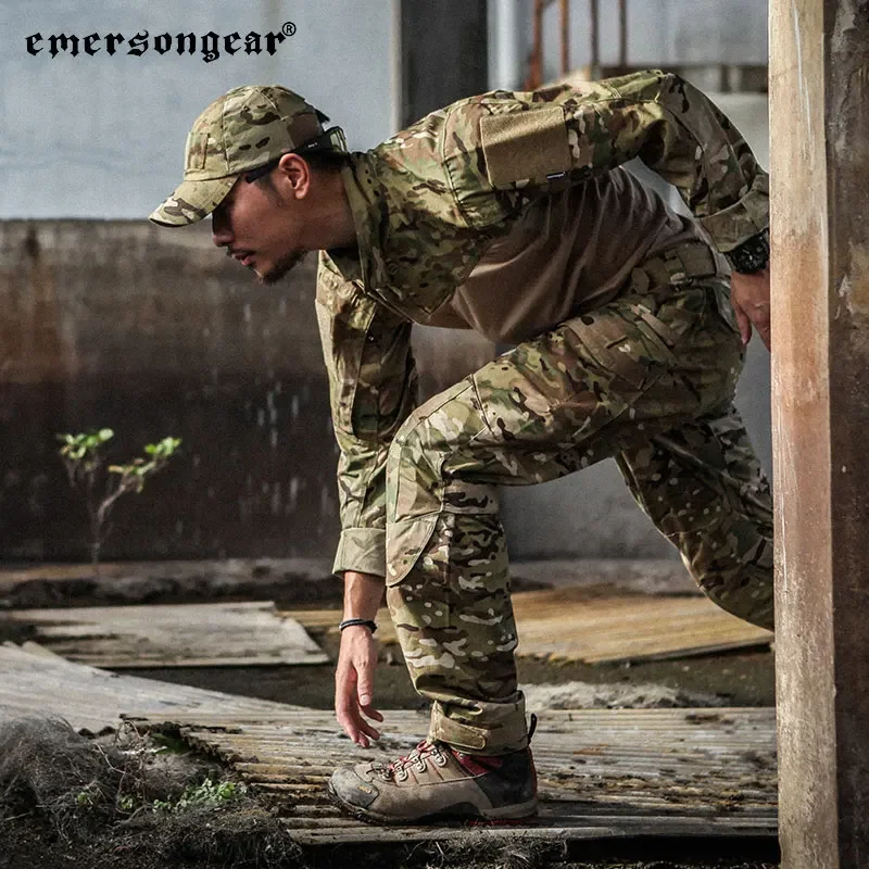 Emersongear, pantalones de asalto tácticos, pantalones Cargo para hombre, BDU, caza al aire libre, senderismo, combate, deporte, entrenamiento de ciclismo EM9315
