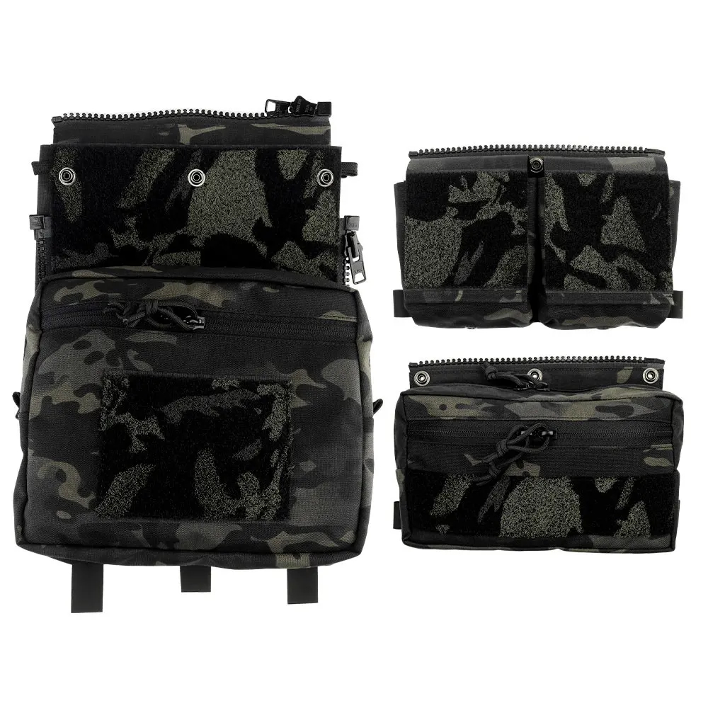 Panel de chaleco táctico de LV-119, mochila de asalto, Panel trasero Mag/MAPA/almacenamiento de agua, bolsa grande, equipo de caza Airsoft - imagen 2