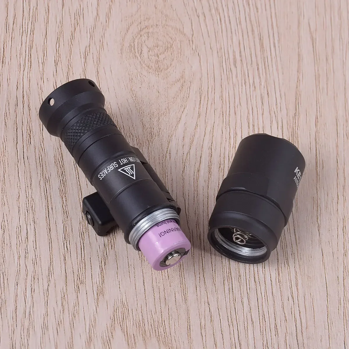 Luz de Rifle M340C M300 Mini Luz de explorador, montaje en compensación multiángulo, Armas Airsoft 5,56 PMAG AR15 M16 5,45x39 7,62x39 linterna - imagen 4