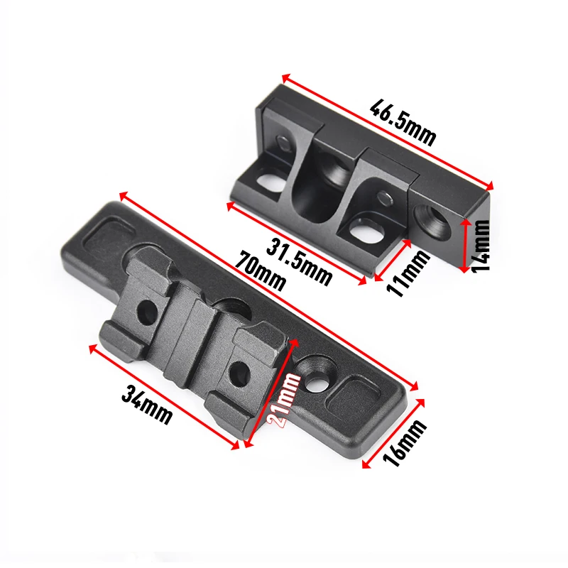 Luz exploradora táctica Surefir M300 M600 WADSN M340 M640, potente linterna compatible con M-LOK KeyMod, montaje en riel, accesorios Airsoft compensados - imagen 3