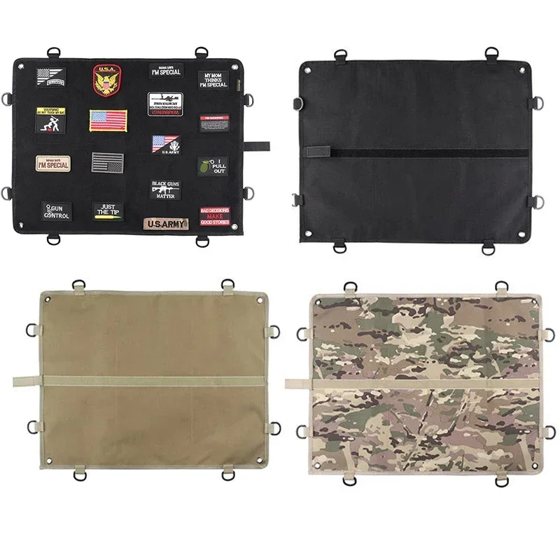 Parches militares, tablero de exhibición de almacenamiento, colección de brazaletes, acabado de tela, insignia, póster, armadura, fondo, bricolaje, colgante de pared de nailon - imagen 3