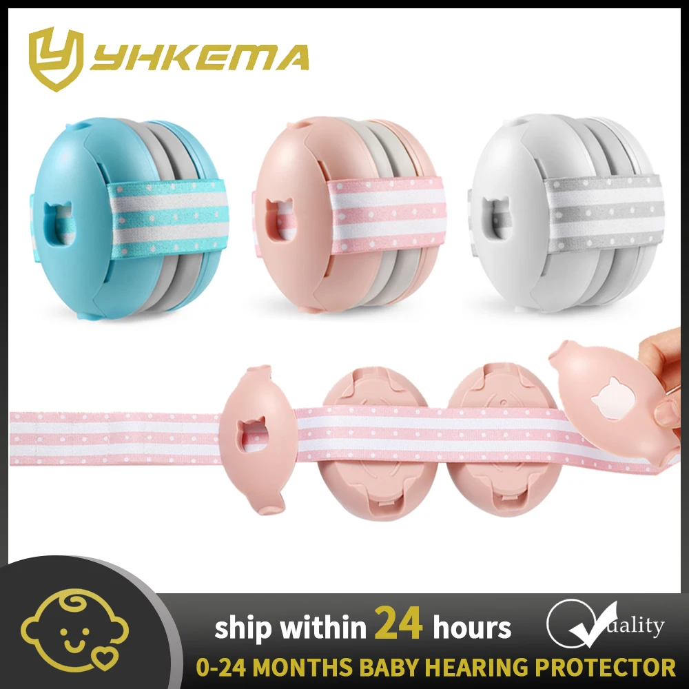 YHKEMA 0-2 años protectores auditivos para niños auriculares con cancelación de ruido protección auditiva orejeras de seguridad - imagen 4