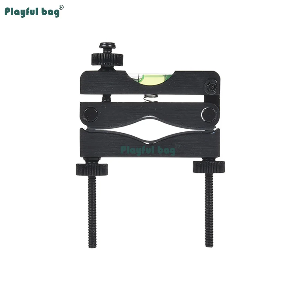 Kit de nivelación de alcance de Rifle, nivel de burbuja táctico Universal con abrazadera de montaje, herramienta de alineación de mira de precisión AQB208 - imagen 2