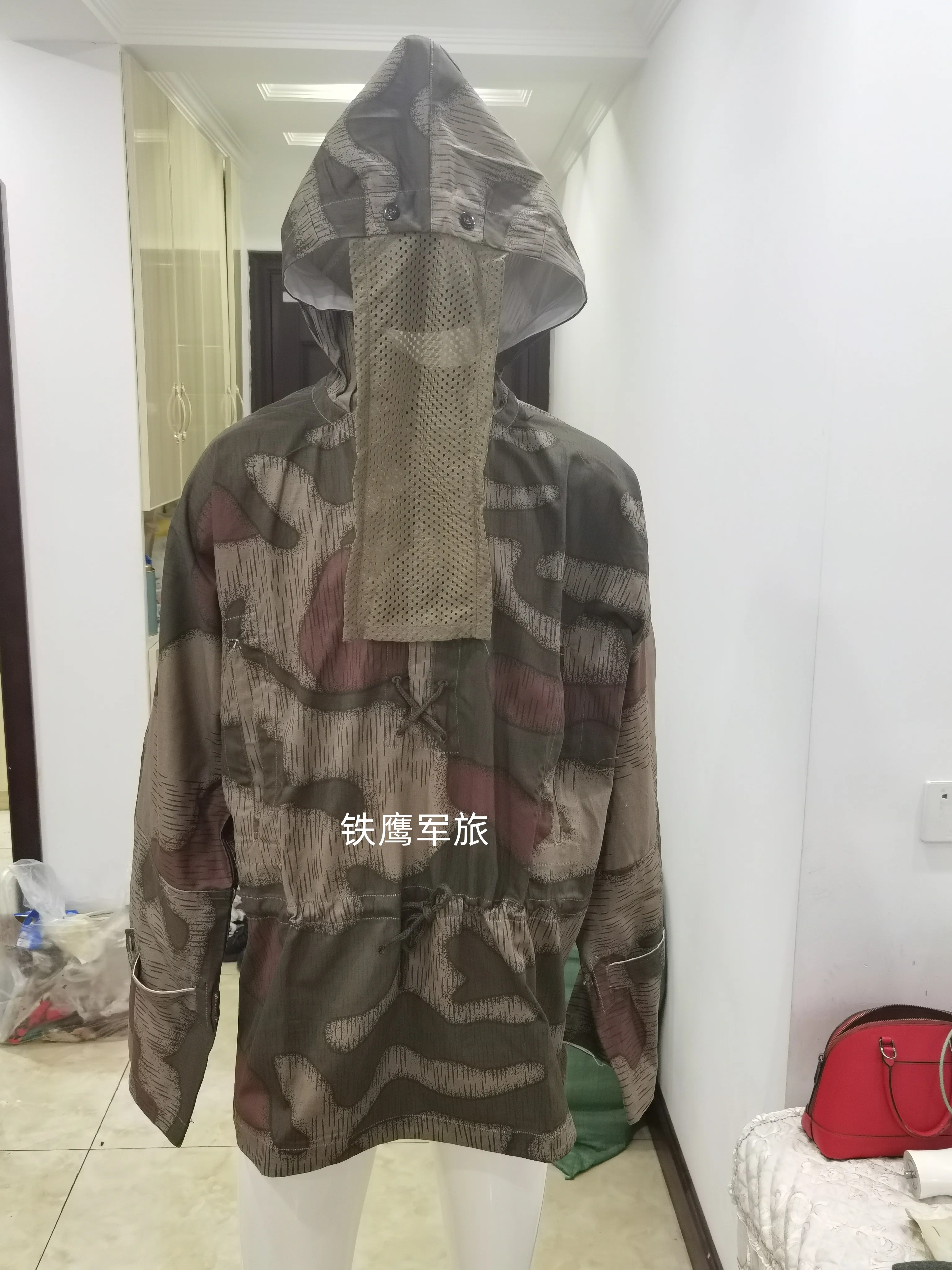 Smock alemán Flaketarn reversible – Parka camuflaje militar - imagen 5