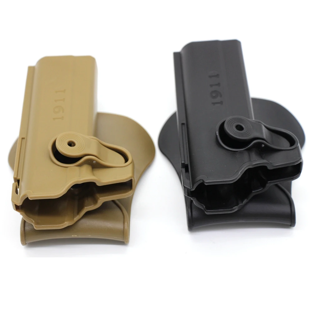 Funda para pistola táctica G 17/M9/PX4/1911, funda para pistola derecha de caza, bolsa doble para revistas, funda para pistola con rotación de 360 grados - imagen 4