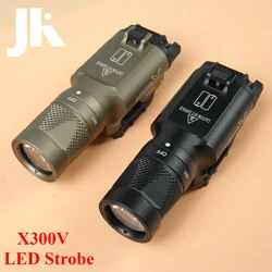 Linterna táctica X300 X300U X300V LED blanco/luz estroboscópica para colgar, compatible con riel Picatinny de 20MM, armas de caza, accesorios Airsoft