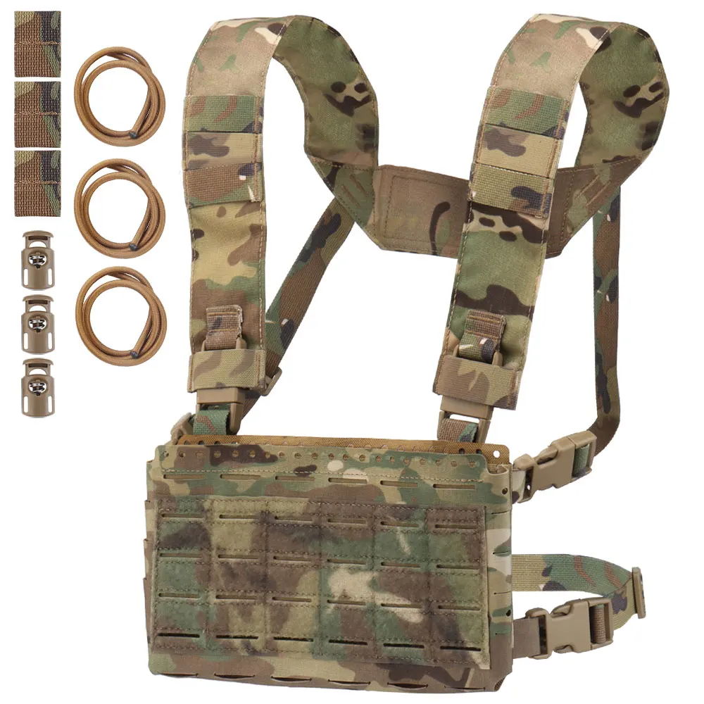 MOLLE MK5 Chest Rig SS MKV Micro chasis de lucha cartel gancho bucle Airsoft revista bolsa placa táctica portador chaleco equipo - imagen 5
