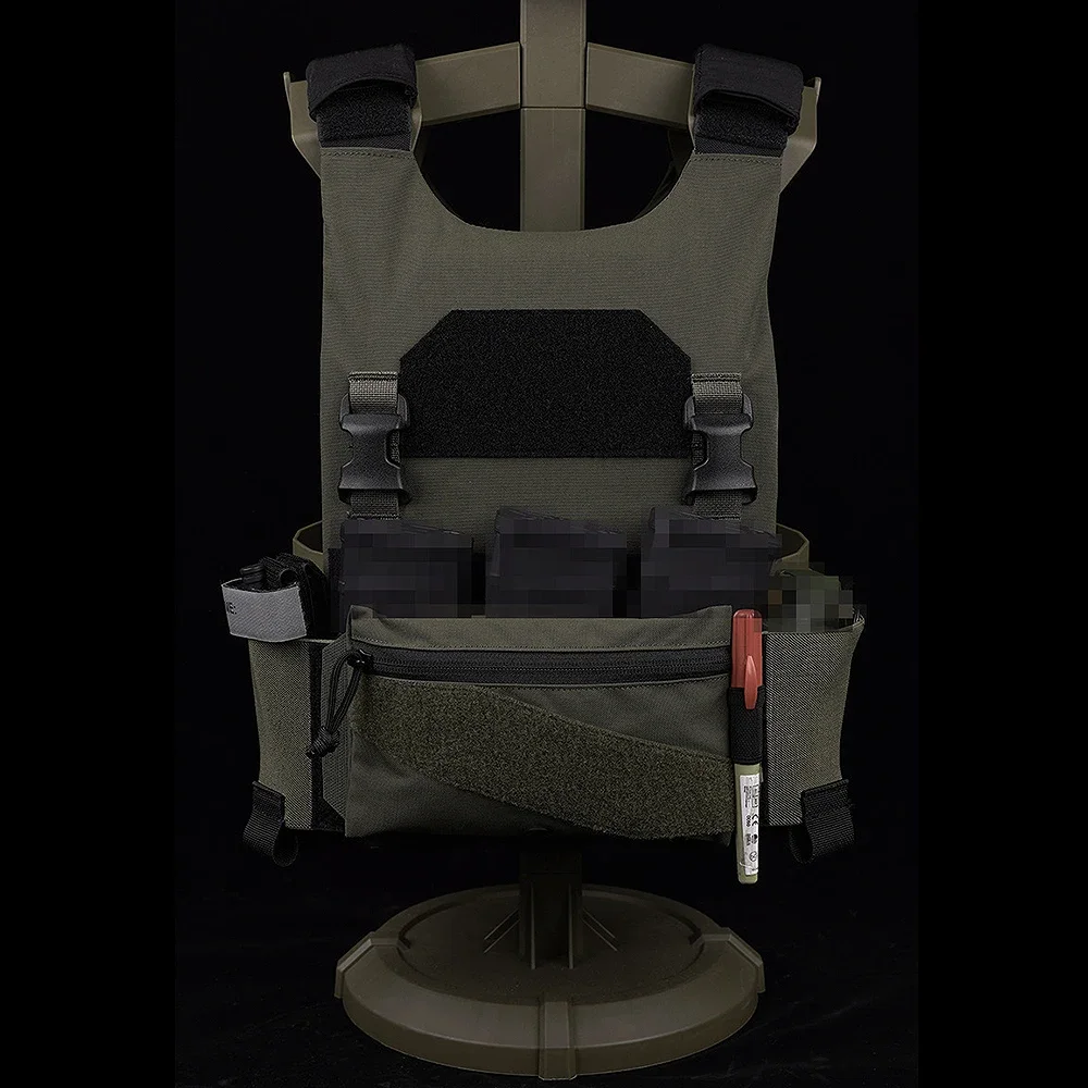 Bolsa táctica para el pecho, bolsa colgante para dulces, bolsa Microbat, bolsa de almacenamiento para artículos diversos, chaleco de caza, paquete de accesorios con gancho y bucle - imagen 3