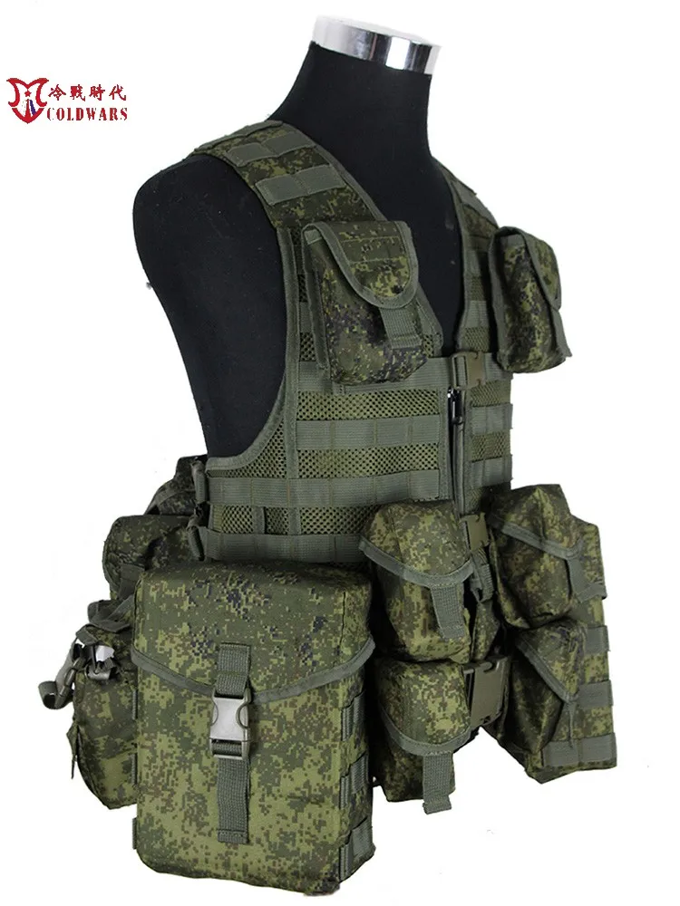 Bolsa táctica Molle para chaleco 6sh117 para hombre, kit de Granada pequeña verde, EMR ruso, 2 unidades por juego - imagen 4