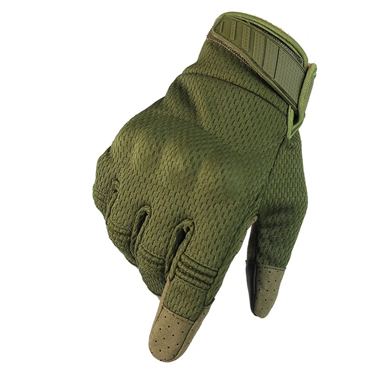 Guantes tácticos de camuflaje para pantalla táctil, manoplas militares de dedo completo, equipo al aire libre, Multicam, Airsoft, ciclismo, protección de trabajo - imagen 3