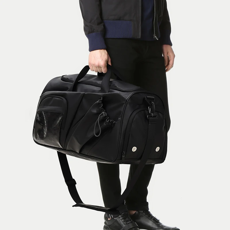 Bolsa de lona deportiva para hombre, bolsas para Yoga, gimnasio, Fitness con zapatos, bolso de viaje para natación, senderismo al aire libre, Camping, baloncesto - imagen 2