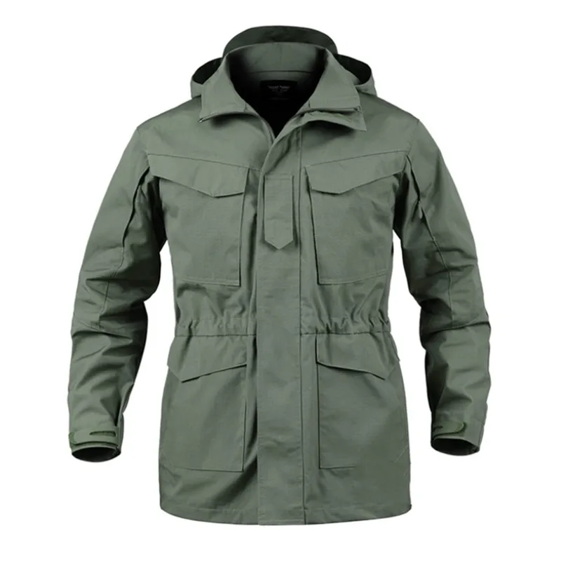 Chaqueta táctica M65 para hombre, cazadora militar con múltiples bolsillos del ejército, abrigos de camuflaje de la Fuerza Aérea, chaquetas Bomber resistentes al desgaste, primavera y otoño - imagen 4