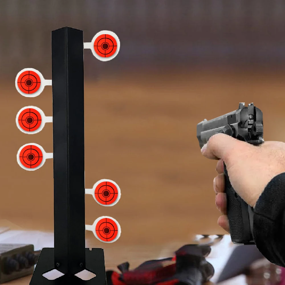 Paquete de 250 pegatinas autoadhesivas de 2 pulgadas, papel de destino de tiro para pistola BB, práctica de tiro con Rifle Airsoft - imagen 4