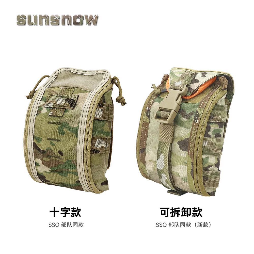 SSO Bolsa médica táctica MOLLE – Kit trauma para equipo militar