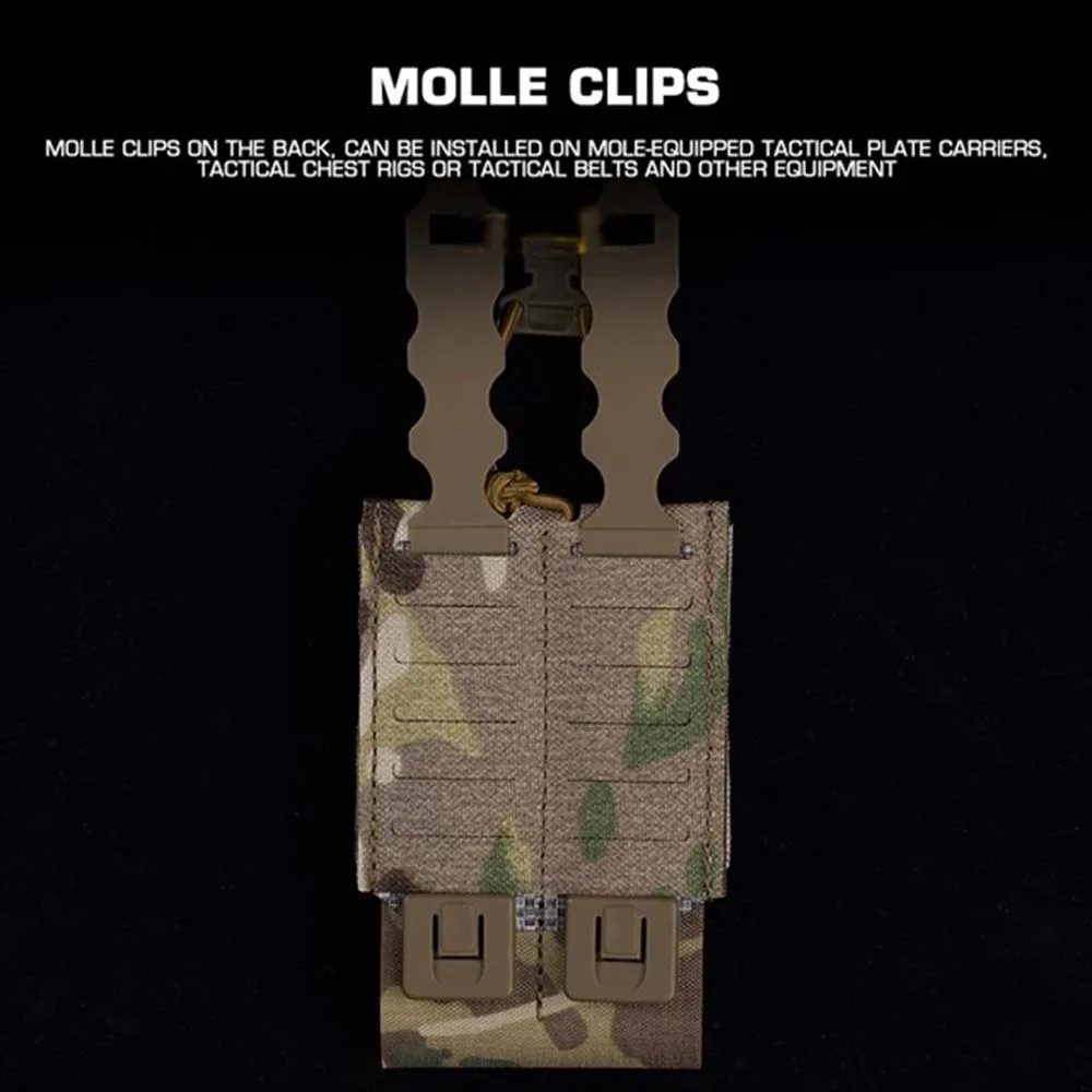 Portacargador MOLLE elástico rifle – Bolsa táctica multiusos - imagen 5