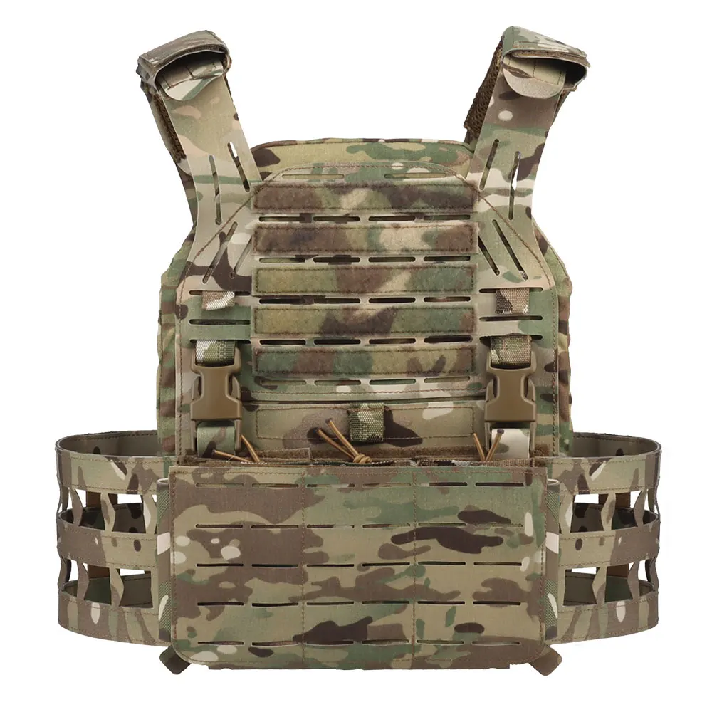 Chaleco táctico MOLLE corte láser con hombreras – Caza y outdoor - imagen 2