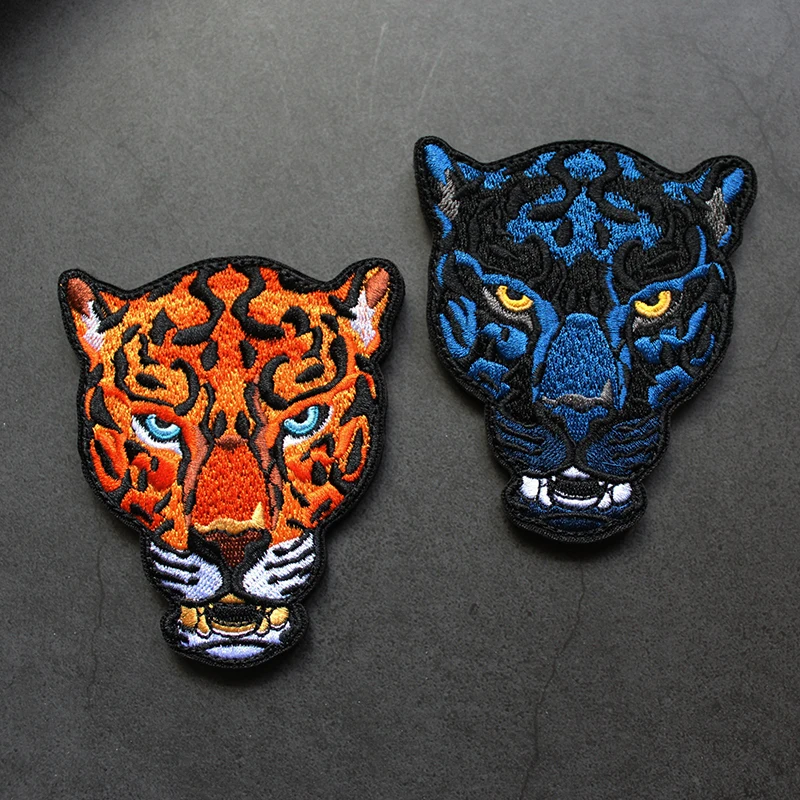 Accesorios para bolsos Premium para exteriores, insignias, brazaletes de Jaguar, Jaguar lleno de espíritu, bordado, mochila DIY, parches de gancho y bucle - imagen 3