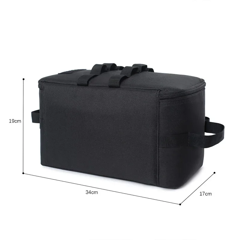 Bolsa táctica MOLLE, bolsa de almacenamiento para acampada, cesta, recipiente para estufa de Gas, bolsa de transporte, bolsa de Picnic, organizador de utensilios de cocina al aire libre - imagen 5