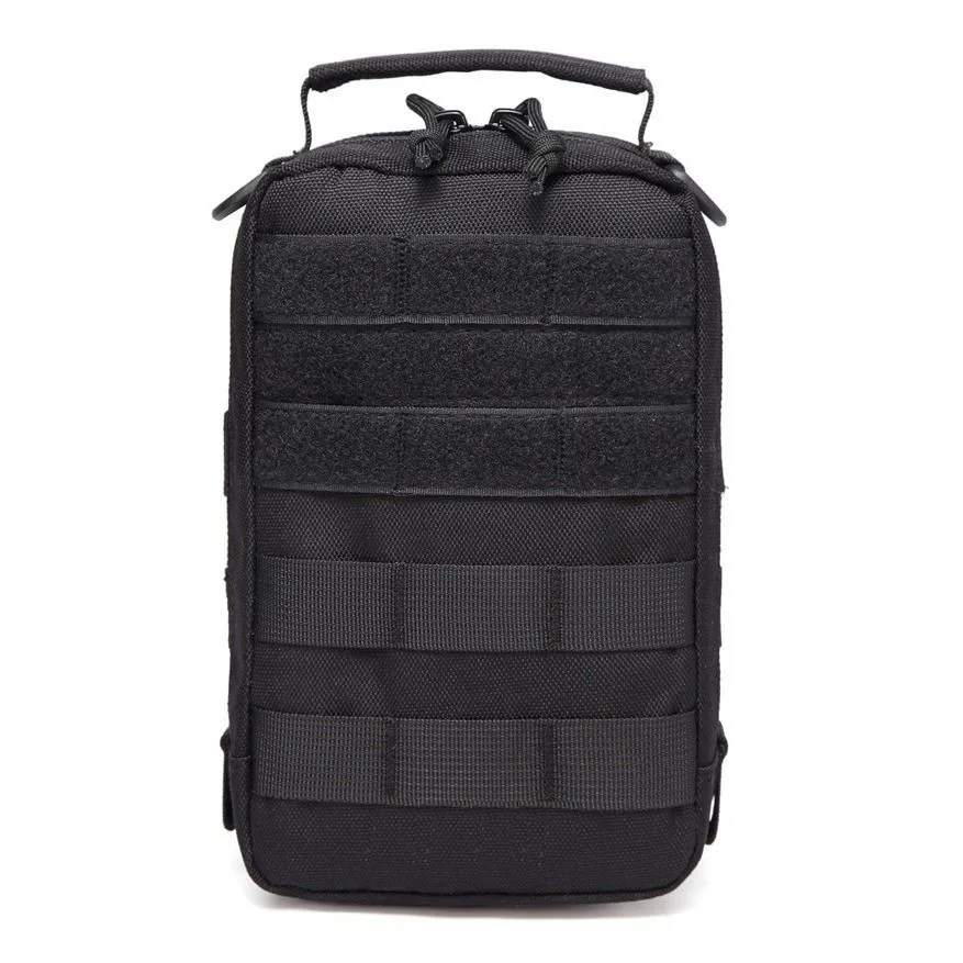 Paquete táctico EDC bolsa de almacenamiento con cuchillo Kit de herramientas Molle pequeño accesorio supervivencia botiquín de primeros auxilios para organización táctica