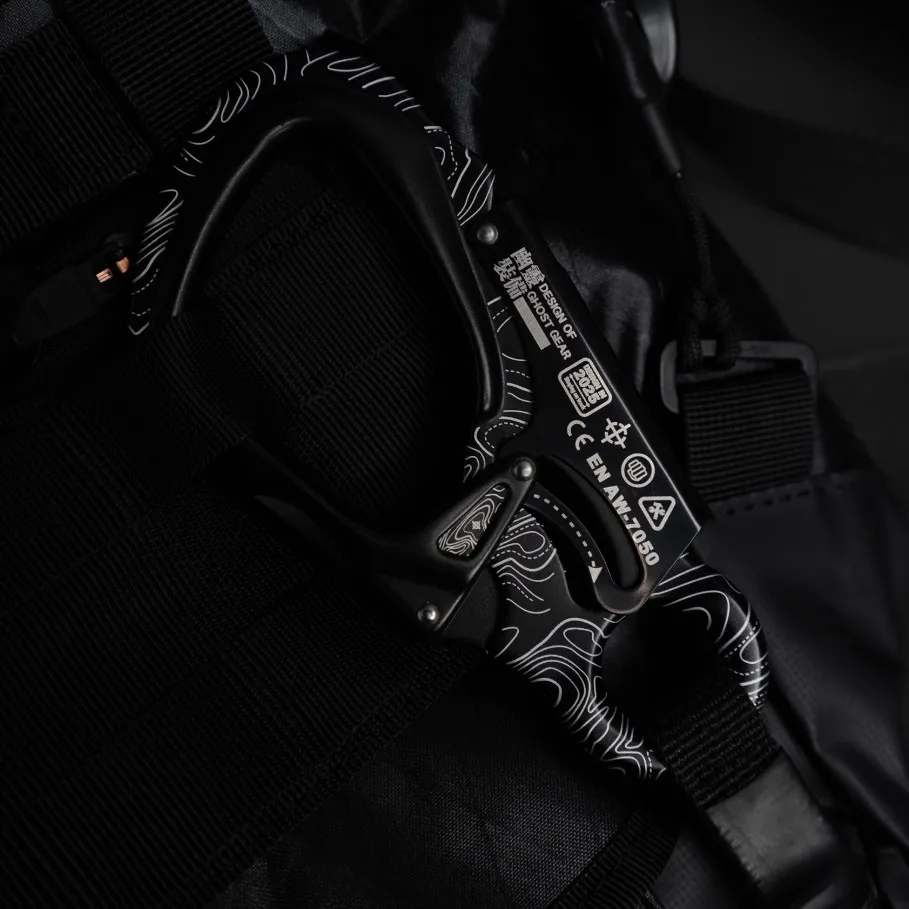 Táctico de liberación rápida con hebilla elástica de acero metálico, cierre ajustable multifuncional para decoración de mochila deportiva al aire libre - imagen 5