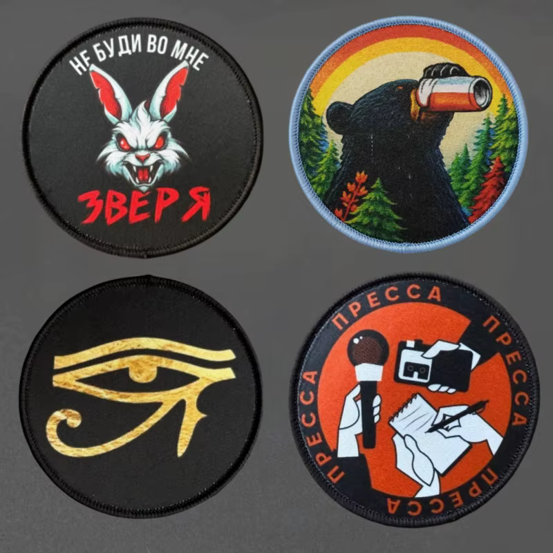 Parches tácticos divertidos gancho bucle para mochilas ropa