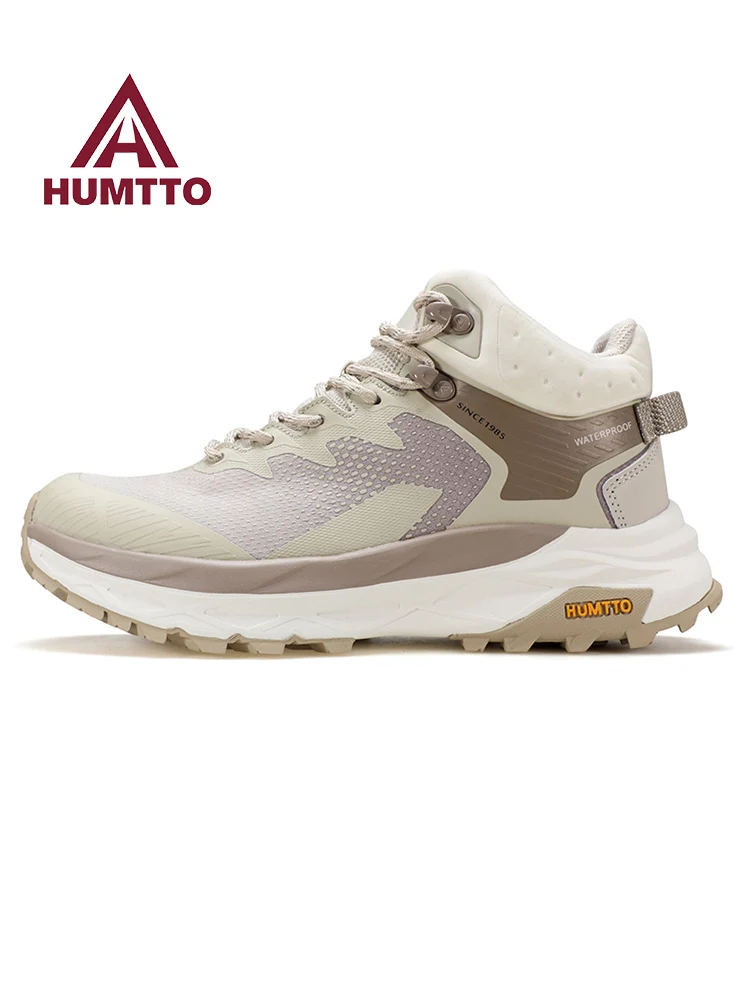 HUMTTO-zapatos de senderismo para hombre, botas de caza impermeables, botines tácticos de combate en el desierto, botas de trekking para mujer, zapatillas de viaje de malla - imagen 3
