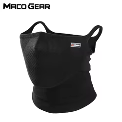 Cubierta facial deportiva, máscaras reutilizables, polaina de cuello transpirable de secado rápido, esquí, ciclismo, senderismo, viajes, deportes, media máscara, accesorios para exteriores