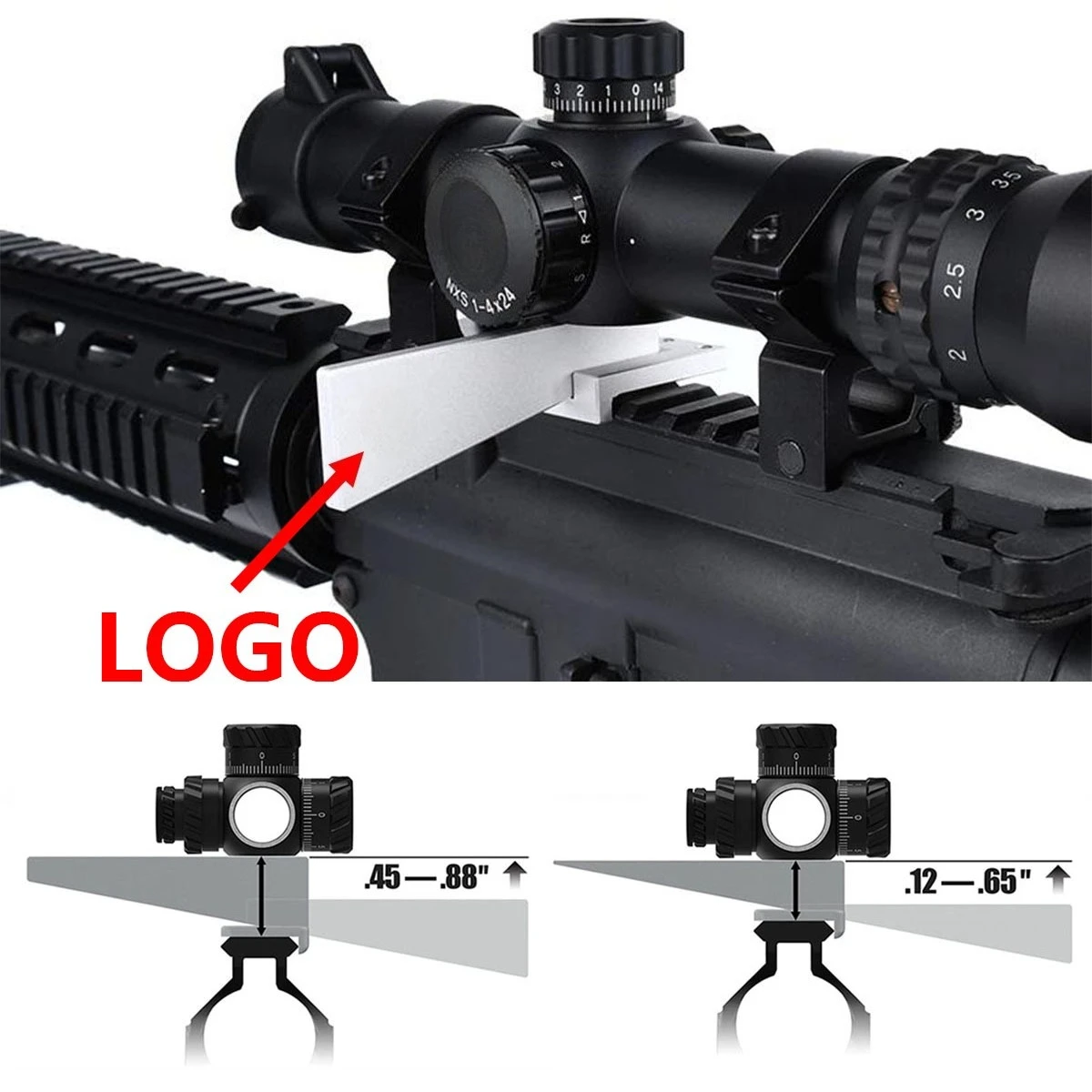 Aris 3 unids/set nivelador óptico Combo herramienta fácil de usar para marcos de nivelación montados en anillos o soportes de una sola pieza