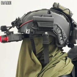 Casco táctico brillante dispositivo de visión nocturna de seis ojos cosplay COD 19 equipo