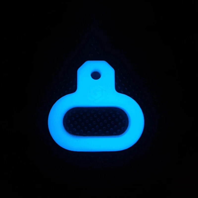 Resplandor de buceo, hebilla luminosa circular de 2ND etapa, ajustador de silicona, gancho de liberación rápida, anillo colgante, accesorios DIY - imagen 4