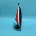 Black plastic pole