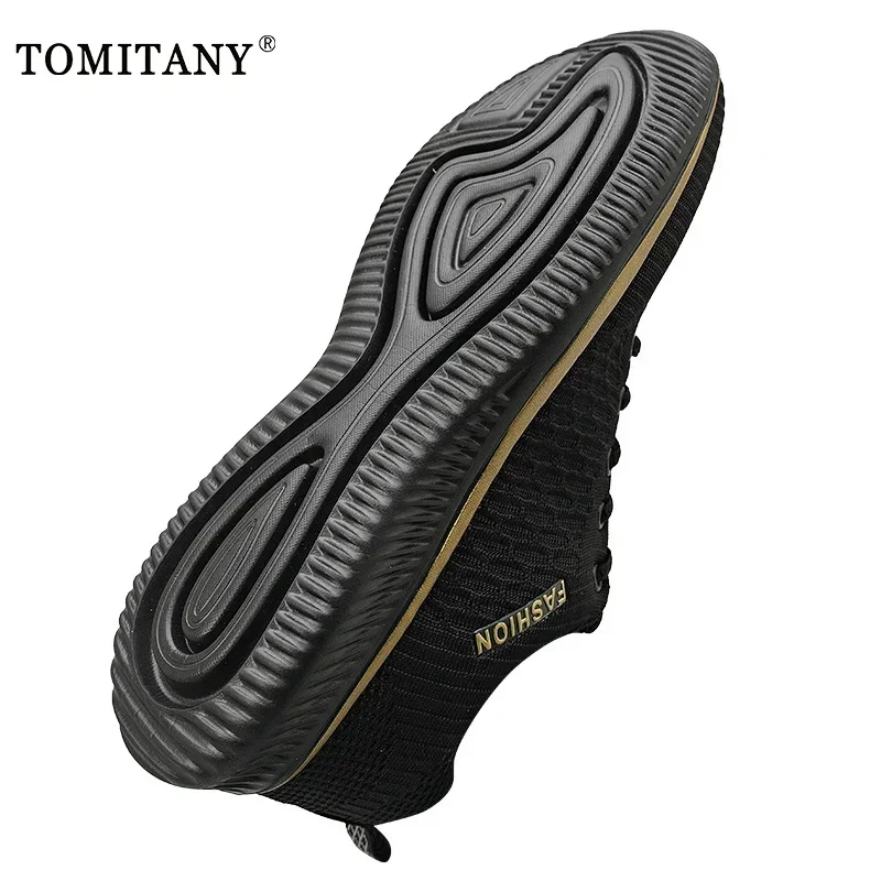 Zapatos de hombre 2025, nuevos zapatos informales transpirables de malla para hombre, mocasines ligeros antideslizantes cómodos, zapatillas para correr para hombre, talla de zapatillas 35-50 - imagen 2