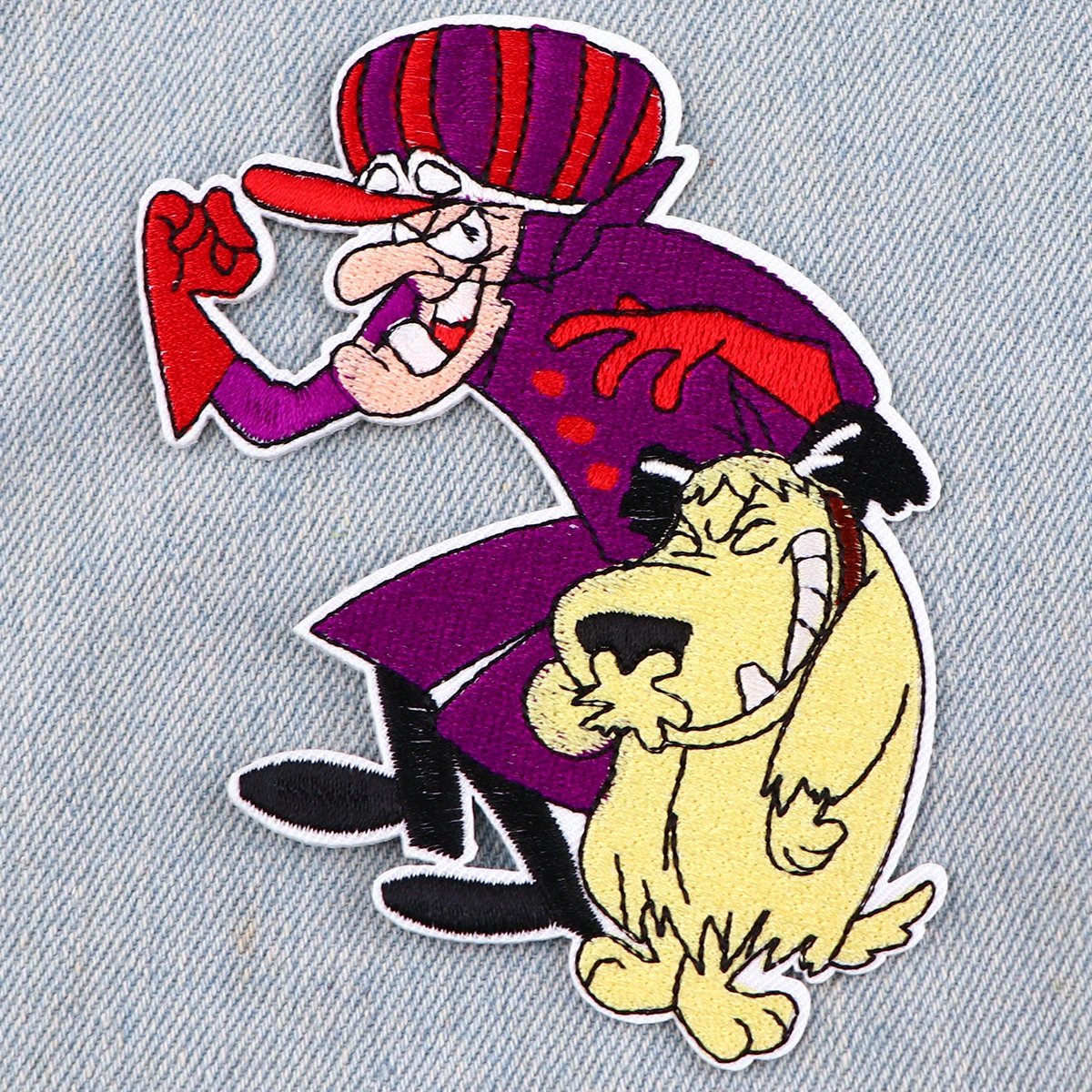 Parches bordados de perro divertidos para ropa, parches bonitos para ropa, animales de dibujos animados, parche para planchar DIY, pegatinas para ropa - imagen 3