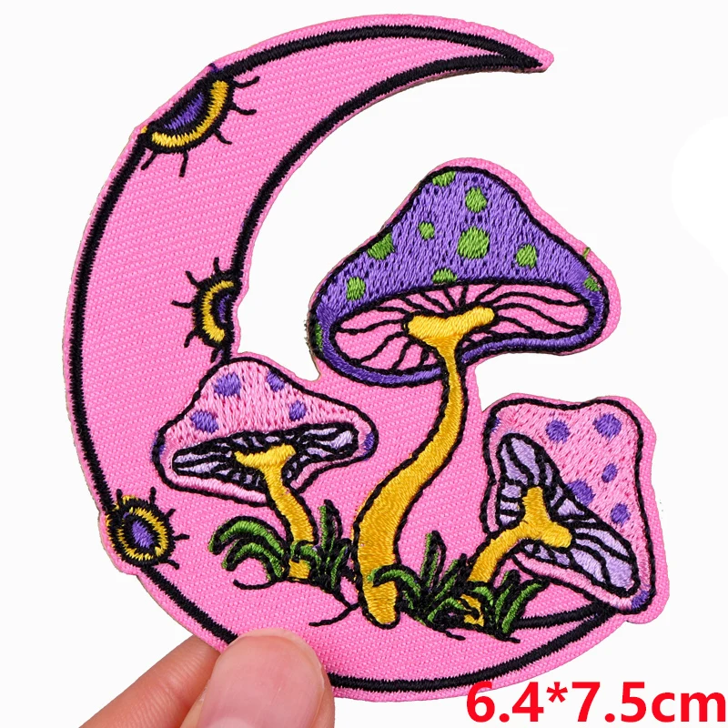 Parche DIY de dibujos animados/luna, parche bordado de setas, parches para planchar para ropa, parches termoadhesivos para chaquetas, pegatinas para coser - imagen 5