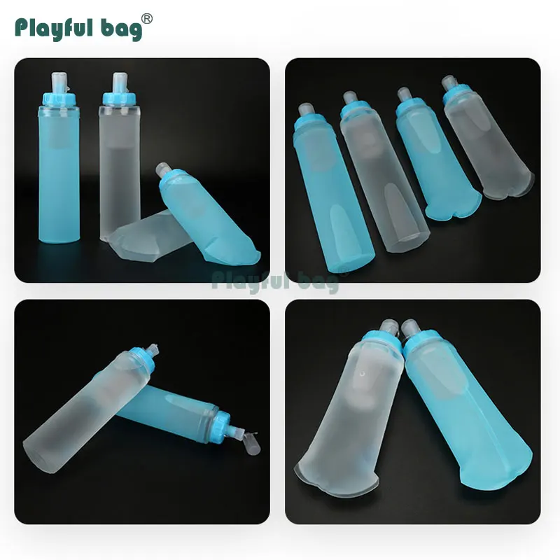 Bolsa de filtro plegable para hidratación, kit de filtrado de agua portátil de TPU, equipo de escalada para viajes, acampada, AVA156, 500ML - imagen 5