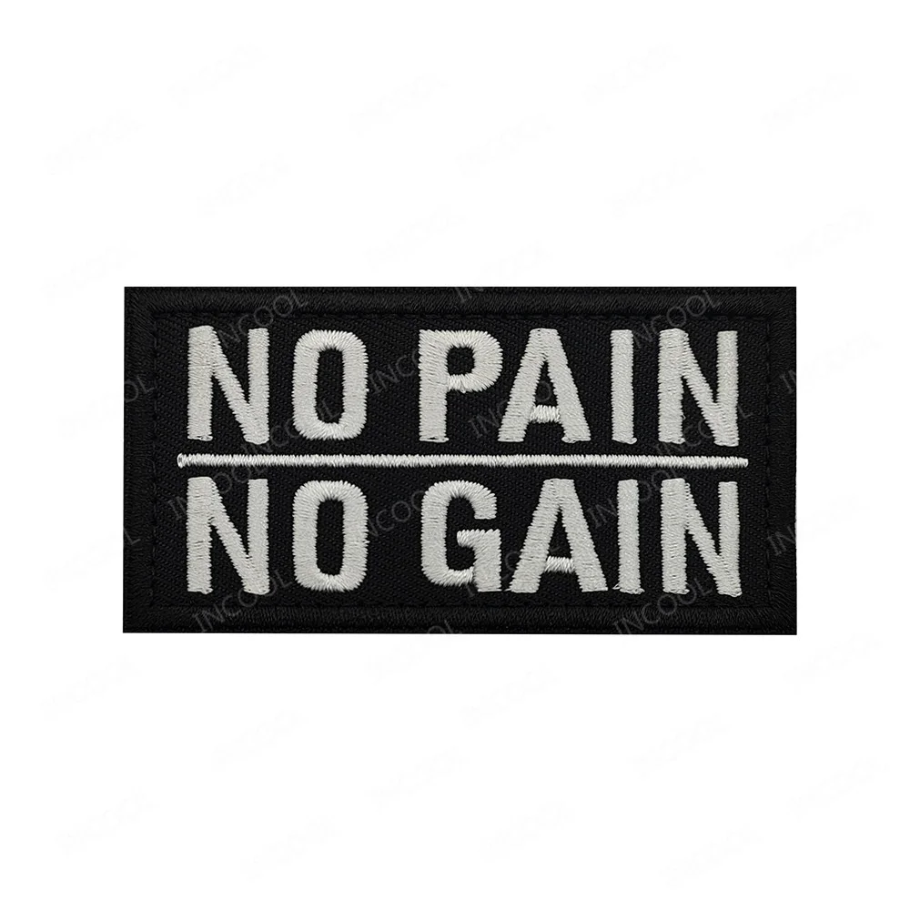 6 Embroidered 8X4 CM