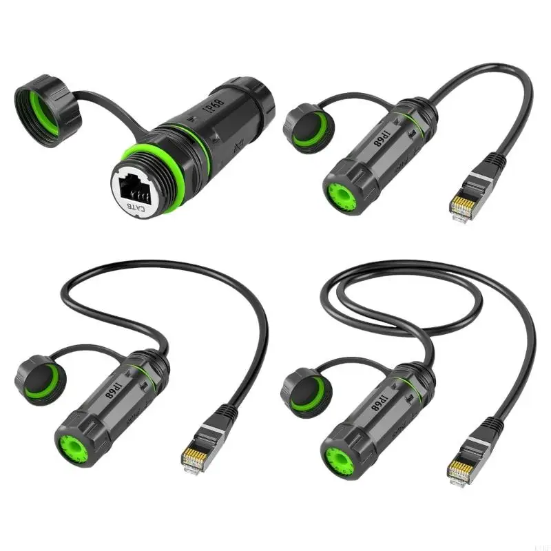 Acoplador RJ45 impermeable para uso en exterior
