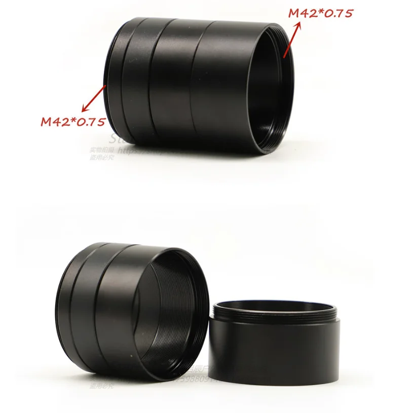 Kits de tubos de extensión M42x0,75, anillo extensible en T de 3/5/7/10/12/15/20/30mm para astronomía, telescopio profesional, astrofotografía
