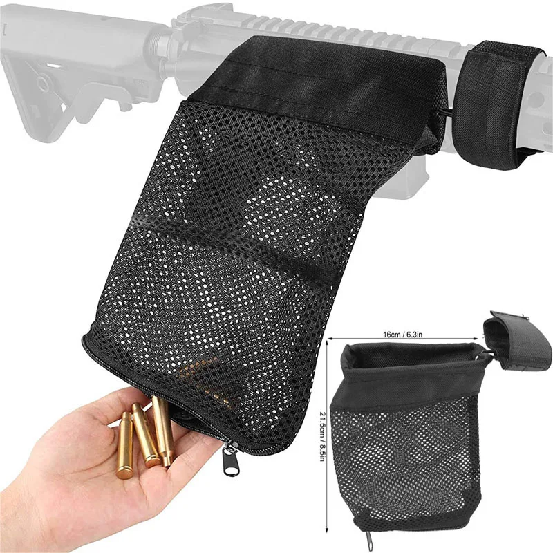 Bolsa receptora de carcasa táctica con Picatinny desmontable, resistente al calor, receptor de latón grueso, bolsa de malla para volcado de caza para Rifle - imagen 2
