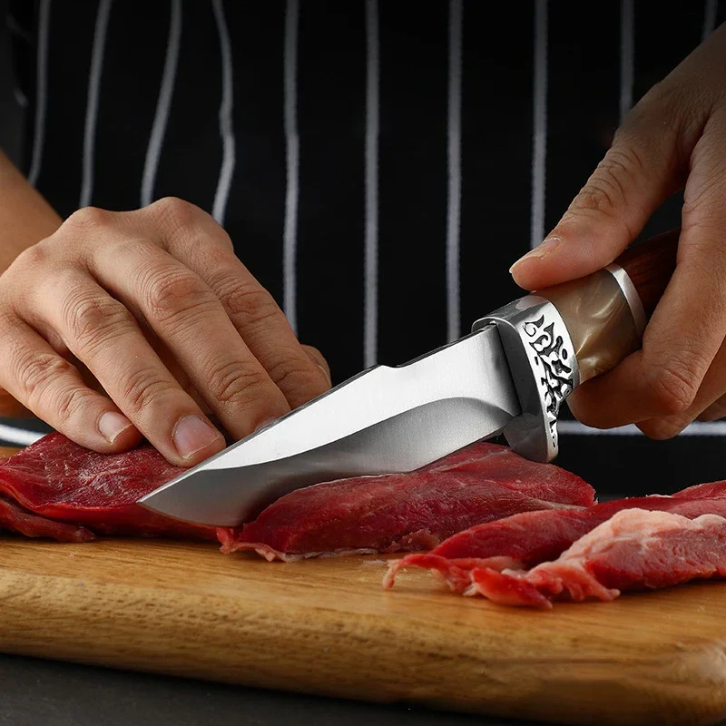 Cuchillo táctico acero inoxidable con funda – EDC para exteriores - imagen 5