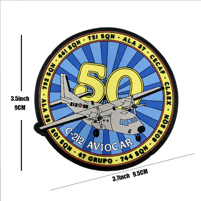 Parche táctico PVC gancho y bucle insignia moral para uniforme - imagen 5