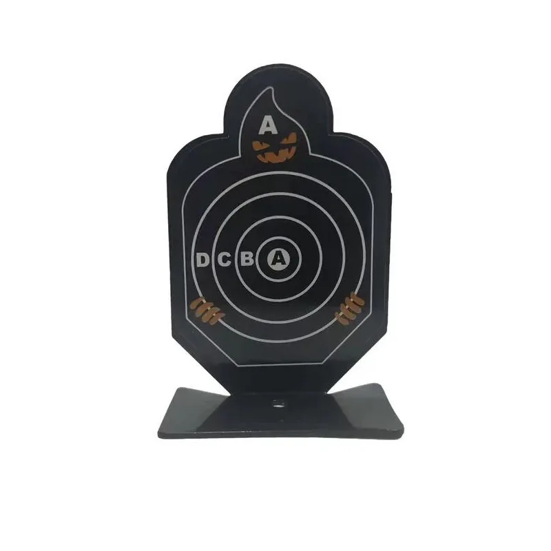 Rango de tiro de Metal de 3 piezas, objetivo de entrenamiento CS de acero para Paintball, práctica de tirachinas, objetivo de bala suave - imagen 5