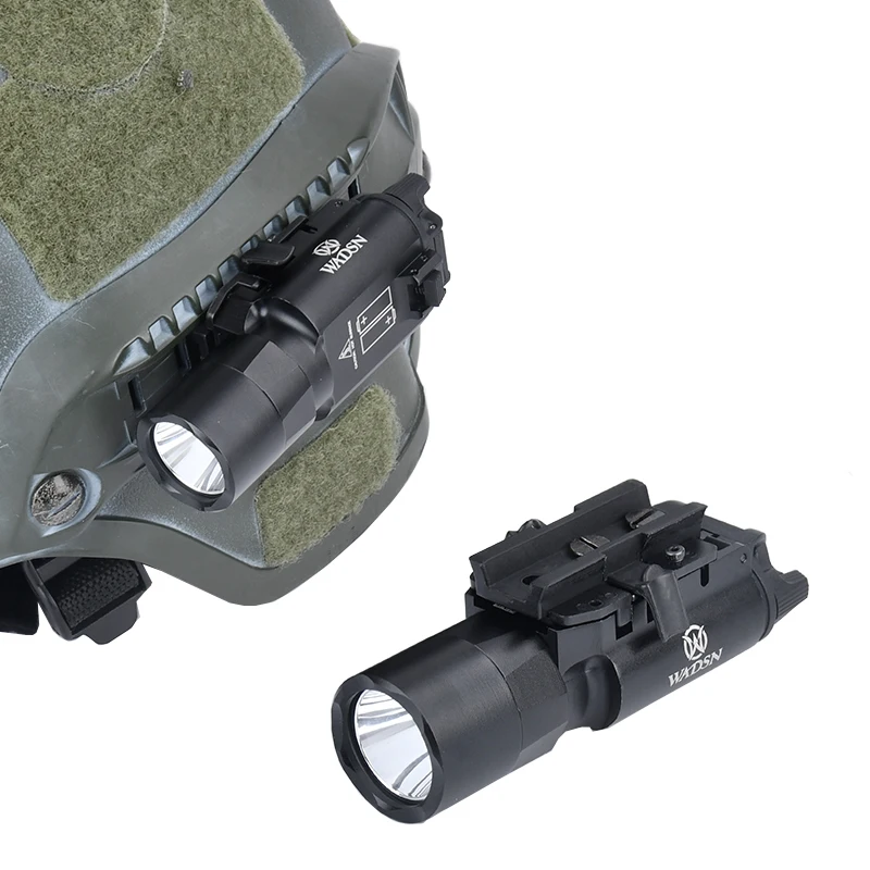WADSN-Adaptador de luz de explorador Surefir X300 X300U para casco rápido Opscor, Riel de arco táctico Airsoft, linterna de caza, luz de casco - imagen 3